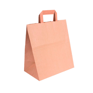 Bolsa Kraft asa plana 28+17x29