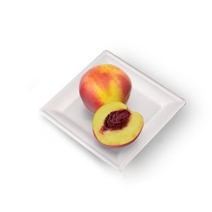 Plato Cuadrado Fibra Caña 16x16