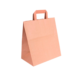 Bolsa Kraft asa plana 32+16x35